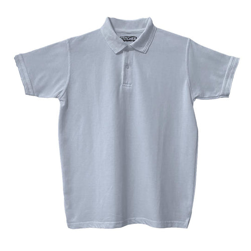 Basic Grey Polo T-Shirt