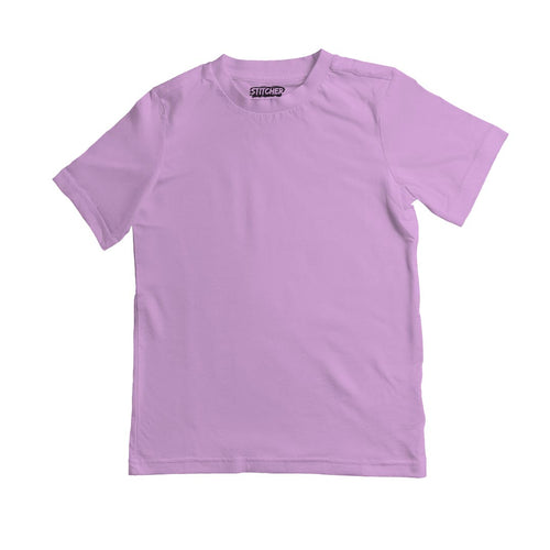 Basic Lilac Short Sleeve Tees