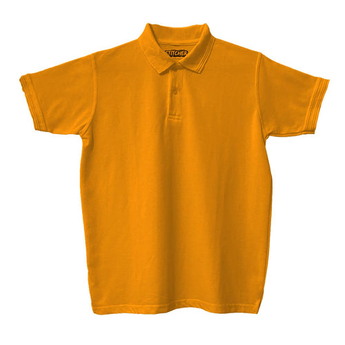 Basic Mustard Polo T-Shirt