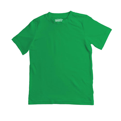 Basic Parrot Green Short Sleeve Tees