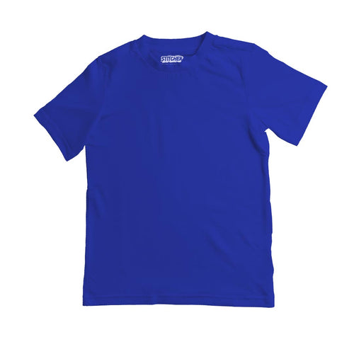 Basic Royal Blue Short Sleeve Tees