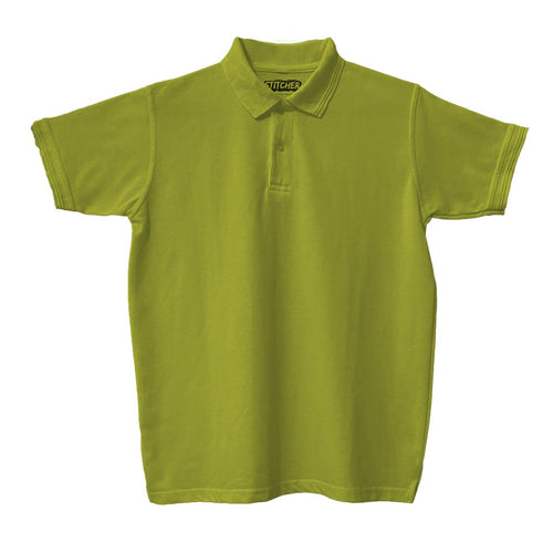 Basic Olive Green Polo T-Shirt