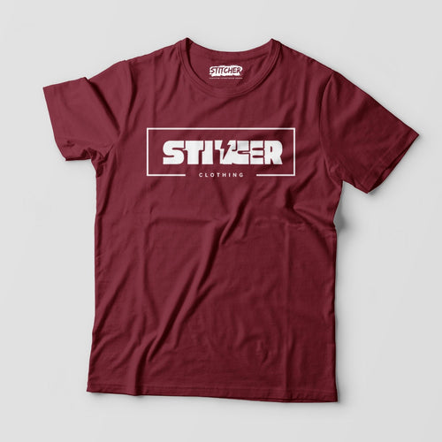 Basic Maroon Short Sleeves Tees