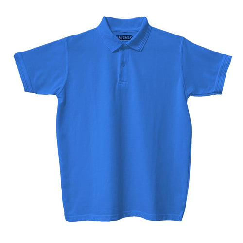 Basic Blue Polo T-Shirt